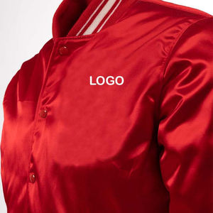 Mens Silk Varsity <b>Jacket</b> Quilted Satin Letterman <b>Jacket</b> Custom Logo Private Label Wholesale Apparel Manufacturer - Product Image 6