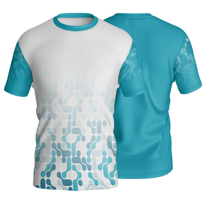 100% Polyester Knitted Unisex Shirt Quick Dry Breathable Golf Running Sports Solid Pattern Sublimated Digital Printing - Product Image 5
