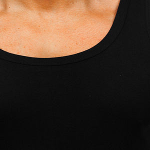 New Arrival Men's Cotton Anti-Pilling O-Neck Front <b>Logo</b> Gym Singlet Sleeveless Sportswear Shirt - Product Image 4