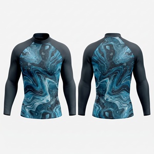 เสื้อว่ายน้ำแบรนด์สั่งทำ UPF 50+ ป้องกันแสงแดด แห้งเร็ว ขายส่ง - Product Image 3