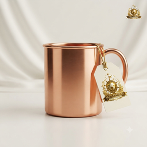Mug à Moscow Mule en cuivre pur martelé fait main, robuste, en métal, forme baril, pour cocktails et bières, vente en gros - Product Image 4