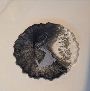 Resin <b>Coaster</b> Elegant Handmade Resin <b>Coaster</b> <b>Set</b> With Artistic Offering Luxury And Style To Interior Decoration - Product Image 3