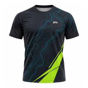 Ropa Deportiva al por Mayor, Camisetas Deportivas con Logotipo Personalizado, Camisetas de Manga Corta, Proveedor de Fábrica, Camisetas de Cuello Redondo de Algodón - Product Image 1