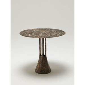 Mesas de centro y auxiliares de diseño único, de aluminio fundido de alta calidad, con acabado plateado brillante y pulido, de aspecto atractivo, para suministro de muebles de lujo. - Product Image 6