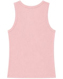 เสื้อกล้ามผู้ชายผ้าฝ้ายสีชมพูแบบริบ ผลิตตามสั่ง ทรงเข้ารูปลำลอง ใส่สบายสำหรับฤดูร้อน เหมาะสำหรับออกกำลังกาย ยืดหยุ่นได้ สกรีนโลโก้ได้ - Product Image 2