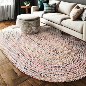 Custom Handmade Eco-Friendly Reversible <b>Jute</b> Modern Kilim Vintage Multicolor <b>Rug</b> Woven Wedding Event Decor Floor Area <b>Rug</b> - Product Image 4