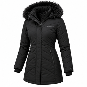 <b>Lightweight</b> <b>Womens</b> Outdoor Parka <b>Coat</b> Warm <b>Coat</b> with Cotton Filling Casual Plus Size Sports Jacket Wholesale - Product Image 4