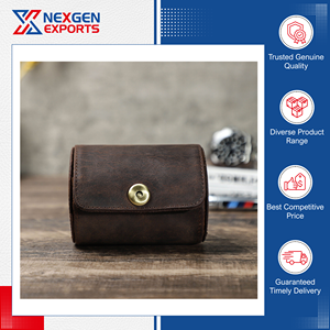 Venta Exclusiva de Porta Corbatas de Cuero PU de Estilo Vintage de Calidad Excepcional con Almacenamiento Antiarrugas para Compradores Globales al por Mayor - Product Image 2