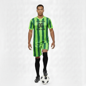 Camiseta de Fútbol para Adultos de Alta Calidad OEM, Nombre del Equipo Personalizado, Secado Rápido, Malla Transpirable, Protección UV, Impresión por Sublimación, Ajuste Atlético - Product Image 1