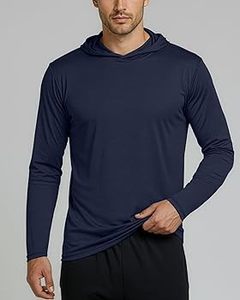 เสื้อฮู้ดผู้ชาย Performance Fabric Moisture Professional ผ้าฟลีซเทคโนโลยีดูดซับเหงื่อ สำหรับออกกำลังกายและฝึกซ้อม มีช่องสำหรับนิ้วโป้ง - Product Image 2
