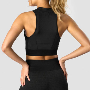 Camiseta sin Mangas Corta de Verano para Mujer, Ecológica, de Alta Calidad, para Entrenamiento, Ligera, 180 g/m², Material Acanalado - Product Image 6