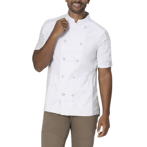 Chaqueta de Uniforme de Hotel Personalizada, Elegante, de Secado Rápido, Transpirable, de Spandex/Poliéster, Unisex, Manga Larga, con Logotipo Personalizado, para Todas las Temporadas, para Restaurante - Product Image 3