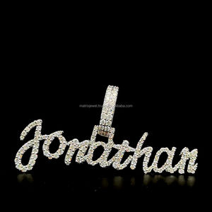 จี้ 'jonathan' ที่มีคุณภาพดีสไตล์ยุโรปอเมริกันทันสมัยเครื่องประดับฮิปฮอปส่วนบุคคลออกแบบตัวอักษรฮิตขายส่ง - Product Image 2