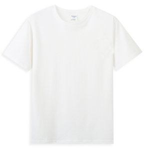 เสื้อยืดคอกลมพิมพ์โลโก้ตามสั่ง ผ้าฝ้าย 100% ทรงหลวม คุณภาพสูง ระบายอากาศได้ดี แขนสั้น ไซส์ใหญ่ น้ำหนัก 210 กรัม - Product Image 1