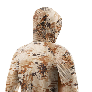 Camisa de Caza de Invierno de Alta Calidad al por Mayor con Máscara, Logotipo Personalizado, Transpirable, Cortavientos, 100% Poliéster, Servicio OEM, Forro de Algodón - Product Image 4