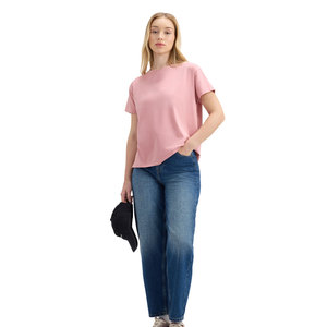 T-shirt de sport léger pour femme Solid Trader, haute performance, gestion de l'humidité, séchage rapide, entraînement athlétique, course à pied - Product Image 6