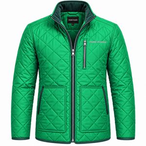 Chaqueta Acolchada para Hombre Prime Power, Cuello Alto, Cierre de Cremallera, Ligera, Cálida, Informal, Corte Regular, para Otoño, Precio Bajo - Product Image 6