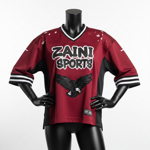 Camiseta de Fútbol Femenina de Poliéster GSM con Paneles Laterales de Malla Transpirable, Diseño de Logotipo Sublimado Personalizado, Camiseta de Fútbol Femenina de Algodón - Product Image 1