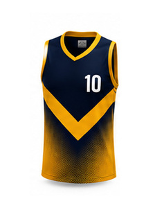 Camiseta Personalizada de la AFL/Footy, Uniforme del Equipo de Fútbol Australiano, Impresa y Sublimada, 100% Poliéster, Secado Rápido, Transpirable, para Adultos - Product Image 5