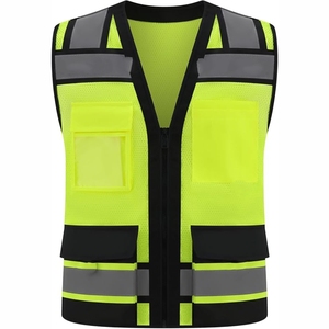 Chaleco sin Mangas para Hombre, Azul, Transpirable, de Poliéster, con Múltiples Bolsillos, Cuello en V, Cierre de Cremallera, Estilo Casual para Exteriores, Verano - Product Image 6