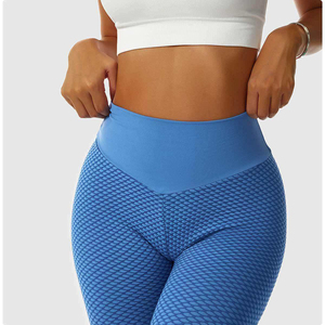Women Athletic Yoga Pants with Custom Logo Four Way Stretch Fitness <b>Leggings</b> for Gym and Daily Activities - Product Image 6