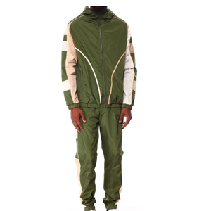 Conjunto Deportivo y Casual Personalizado para Hombre con Logotipo Impreso, Chaqueta Cortavientos, Material de Poliéster/Nailon, Ligero - Product Image 1