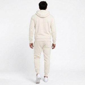 <b>Men</b> Heavyweight Cotton Tracksuit Hoodie Jogger Set Custom Private Label Streetwear Manufacturer - Product Image 2