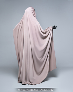 Ropa modesta tradicional para mujeres musulmanas Vestido de hiyab Khimar de poliéster transpirable para uso diario y eventos islámicos - Product Image 5