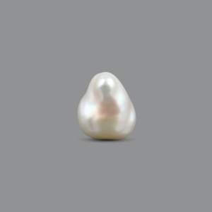 Perle Keshi naturelle artisanale de 6,85 carats - Perle d'eau douce baroque boutonnée de 8 mm par Nova Mart pour bijoux fins - Product Image 1