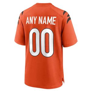 Maillot de football américain OEM haut de gamme, vente en gros, design personnalisé, 100% polyester, unisexe, manches courtes, antibactérien, respirant, en solde - Product Image 2