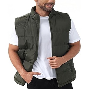 Veste d'hiver matelassée personnalisée pour homme, col montant, vêtements d'extérieur décontractés, manteaux de haute qualité, veste rembourrée pour homme - Product Image 1