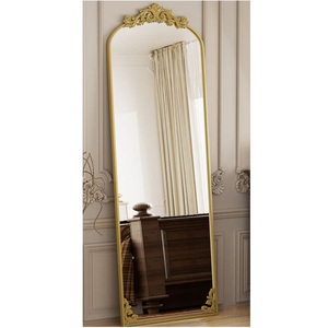 Espejo de pared interior para decoración del hogar, diseño de hojas, espejo decorativo clásico y moderno, múltiples diseños de acabado. - Product Image 1