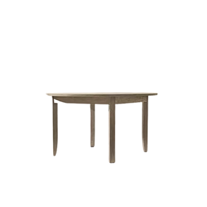 Contemporary <b>Outdoor</b> Dining <b>Table</b> Solid Teak Wood <b>Round</b> Tabletop Weather Resistant Premium Craftsmanship Garden Patio Use - Product Image 3