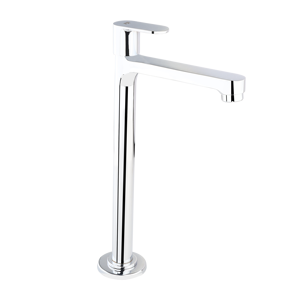 ก๊อกน้ำติดผนังแบบคอหุ้มสูง วัสดุทองเหลือง สำหรับเครื่องซักผ้า ชุบโครเมียม ก๊อกอ่างล้างหน้าในห้องน้ำ ก๊อกน้ำห้องครัว แบบผสมน้ำร้อนน้ำเย็น - Product Image 2