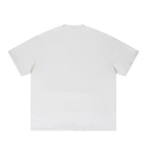 T-shirt Homme Streetwear en Coton Uni, Coupe Oversize à Épaules Tombantes, Impression Personnalisée de Haute Qualité, Grammage Lourd 240g, Style Universitaire - Product Image 2