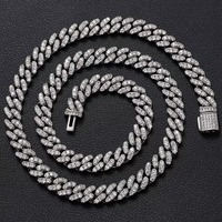Proveedor Indio: Cadena de Lujo Chapada en Oro 14K/18K de Plata 925 con Eslabones Cubanos para Hombre y Mujer, Joyería para Fiestas y Bodas
