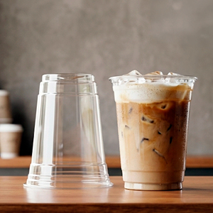Wholesale Clear 16oz <b>Cup</b> for Coffee Juice Milk Transparent Disposable PP <b>Plastic</b> <b>Cups</b> with Flat Lids Dome Lids For Cold <b>Drink</b> - Product Image 3