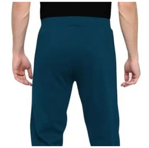Men's Teal Sweatpants Elastic Waist <b>Drawstring</b> Closure Side Stripe Casual Joggers Autumn Wear Casual Ankle-Length Spring Wear - Product Image 5