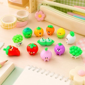 Juego de Borradores de Goma TPR con Forma de Vegetales, Mini, para Niños, Juguetes Creativos con Temática de Comida para Premios Escolares y Recuerdos de Fiesta - Product Image 6