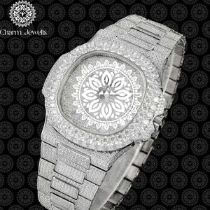 Reloj de Lujo para Mujer Charm_Jewels, de Acero Inoxidable, con Esfera Cuadrada, Analógico de Cuarzo, con Incrustaciones de Diamantes, Estilo Joyería de Moda - Product Image 1