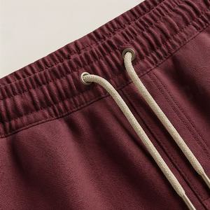 Nouveauté 2025 – Short long léger pour homme, 100 % coton molletonné, color block contrastant, avec cordon de serrage, doux et confortable pour l'été - Product Image 4