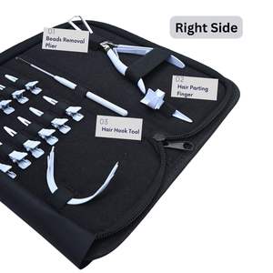 Kit d'outils professionnels pour extensions de cheveux avec pince, crochet et doigt de séparation pour l'installation et le retrait - Product Image 1