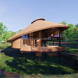 Installation Facile de Caractéristiques Étanches pour Villa, Appartement, Maison Préfabriquée en Bois du Vietnam pour Usage en Station Balnéaire avec Cuisine Intégrée - Product Image 4