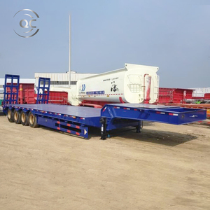รถกึ่งพ่วงต่ำแบบ3แกน60ตันรถเทรลเลอร์โลหะและคาร์บอนขนาด50ตัน - Product Image 4