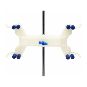 แคลมป์ ABS 2-Burette พร้อมด้ามจับยางสำหรับแท่งรองรับในห้องปฏิบัติการ - Product Image 3