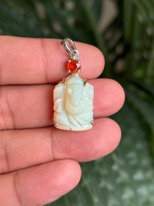 Botón Decorativo de Concha Rosa con Diseño de Alas de Animal, Accesorio de Joyería Artesanal - Product Image 3