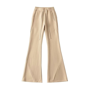Pantalon de jogging droit taille haute grande taille pour femme, coupe-vent, écologique, séchage rapide, respirant, braguette boutonnée, décontracté, été - Product Image 2