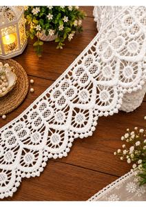 Refined Chemical Gpo Guipure <b>Lace</b> Trim Fabric Border Embroidered <b>Ribbon</b> For Garment Apparel Dress Home Textile Craft - Product Image 3