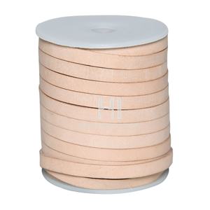 Cordón de cuero genuino trenzado de 3mm Cuerda de cuero de alta calidad para manualidades de collares DIY - Product Image 1