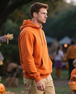 Custom Men's Solid Knitted Anti-Wrinkle Design Logo 100% Cotton Pullover Streetwear <b>Hoodie</b> <b>Plain</b> Dyed Digital Waterproof - Product Image 4
